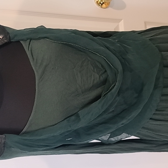 Guarapo, made in Italy , green tunic with studs - Picture 3 of 8